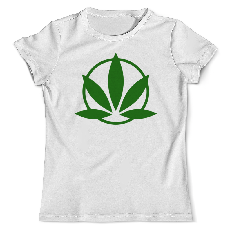 лист марихуаны футболка