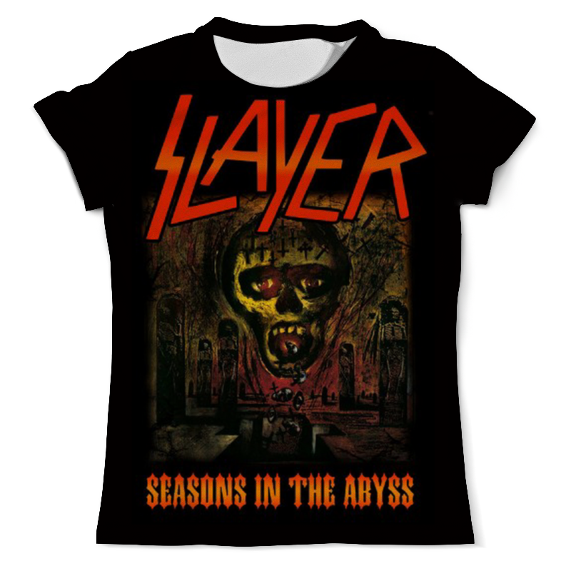 Футболка Slayer Seasons in the Abyss. Slayer Repentless футболка с полной запечаткой. Slayer - Seasons in the Abyss (1990) обложка.