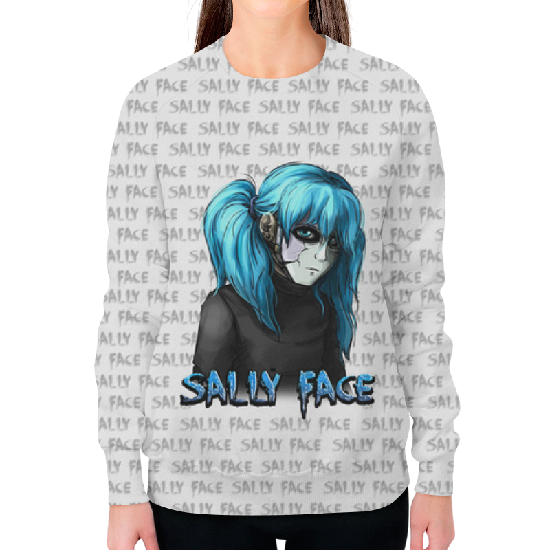 Does sally enjoy. Салли фейс на лире Геншин. Женский свитшот 3d Салли s.
