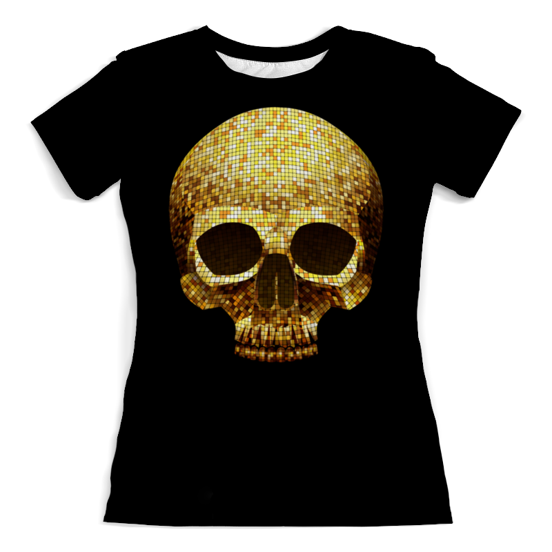 Gold skull