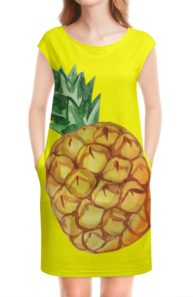Платье с ананасами
